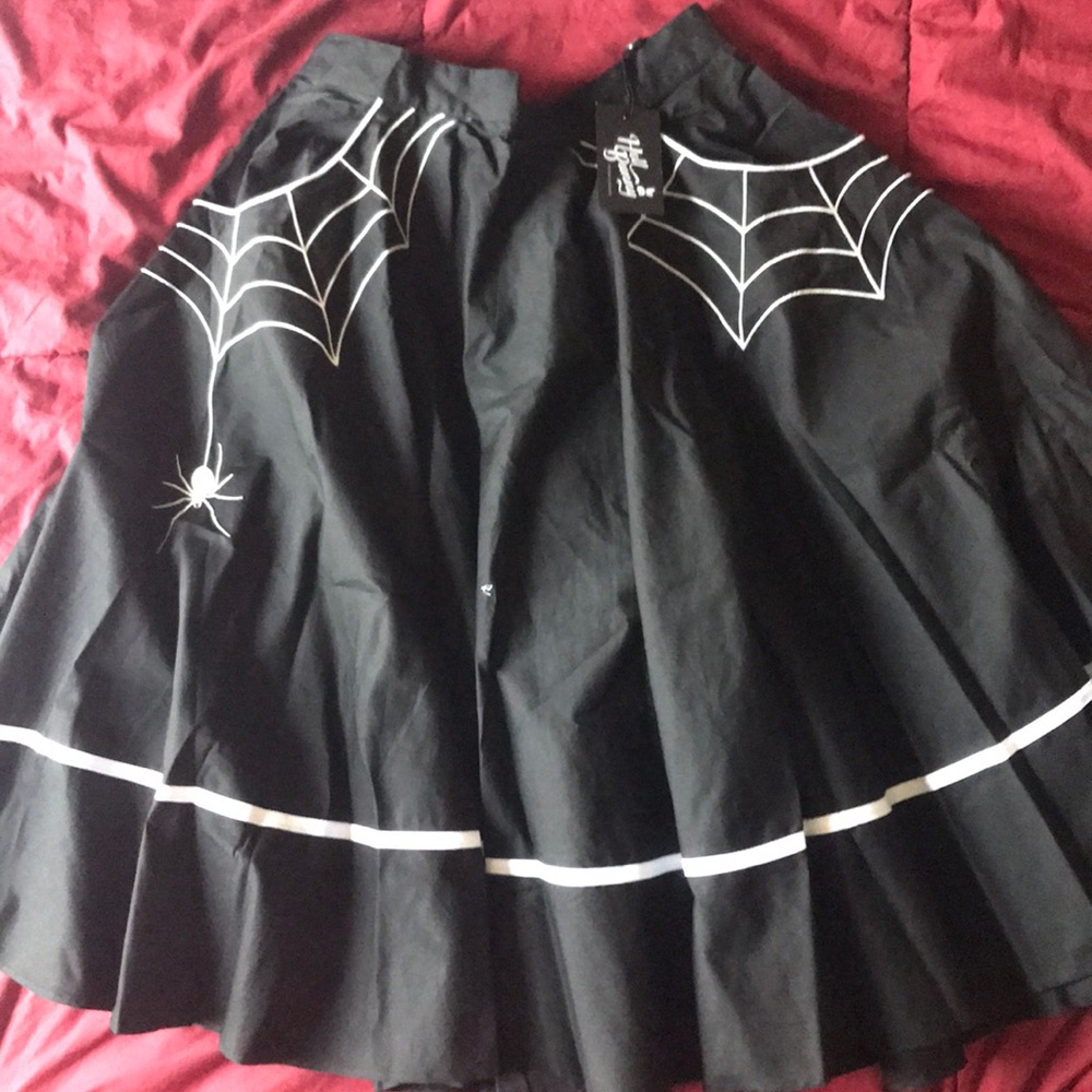 Hell Bunny Spider Skirt